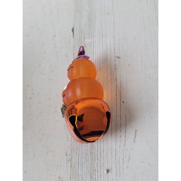 Halloween pumpkin stack Bell ornament Xmas witch hat - Picture 4 of 7